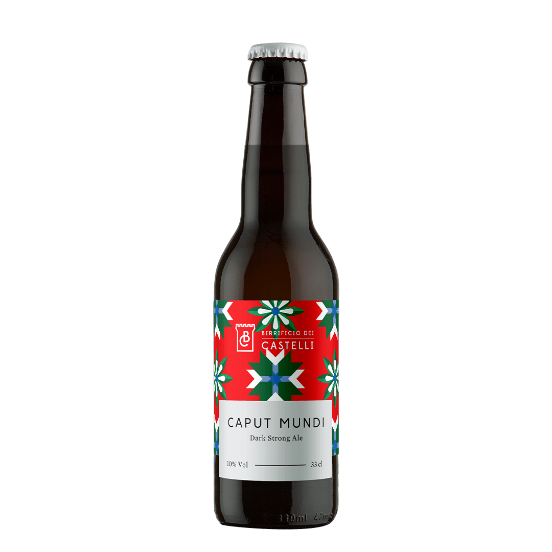 Lattina 33 Cl. della birra artigianale Caput Mundi del Birrificio dei Castelli, Arcevia