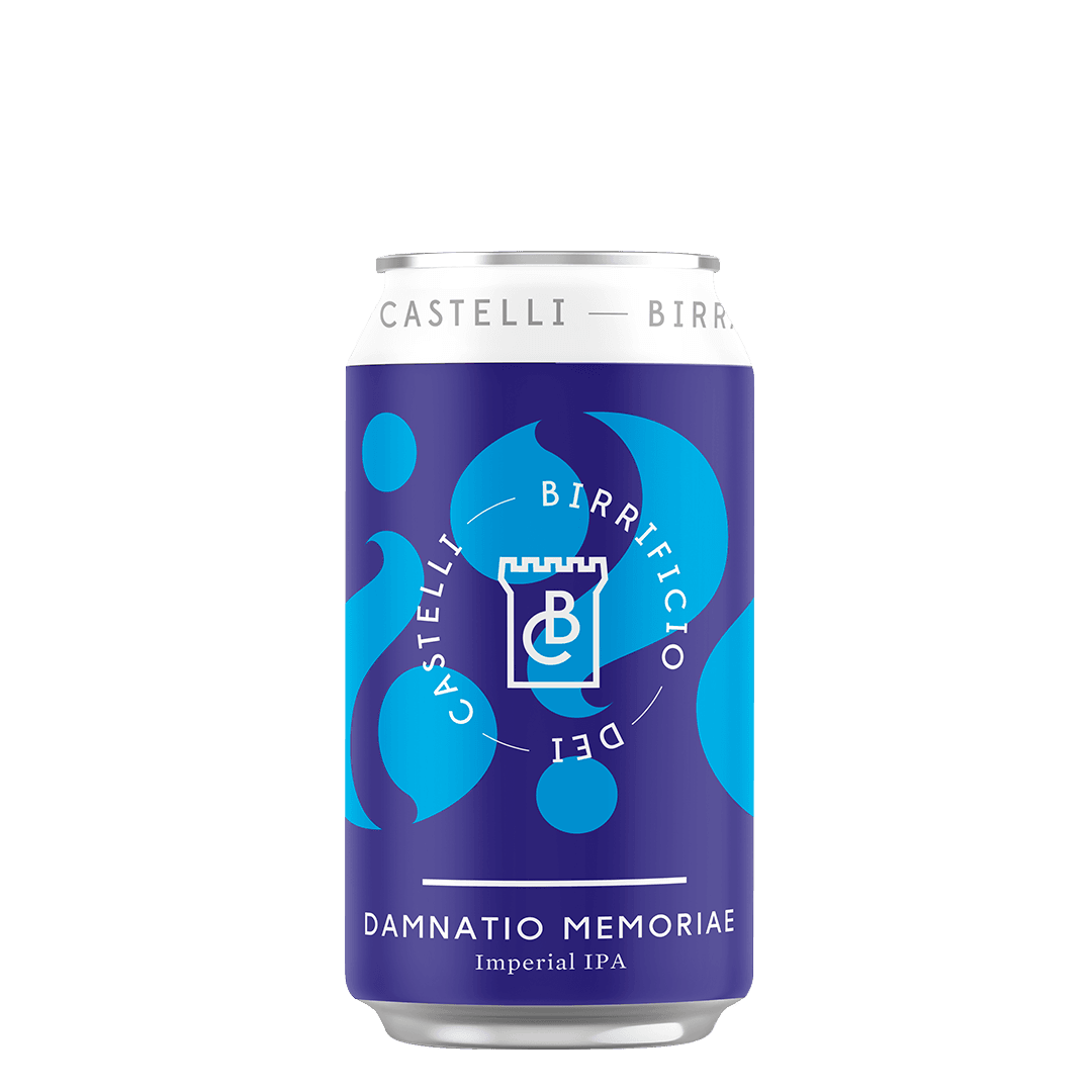 Lattina 33 Cl. della birra artigianale Damnatio Memoriae del Birrificio dei Castelli, Arcevia