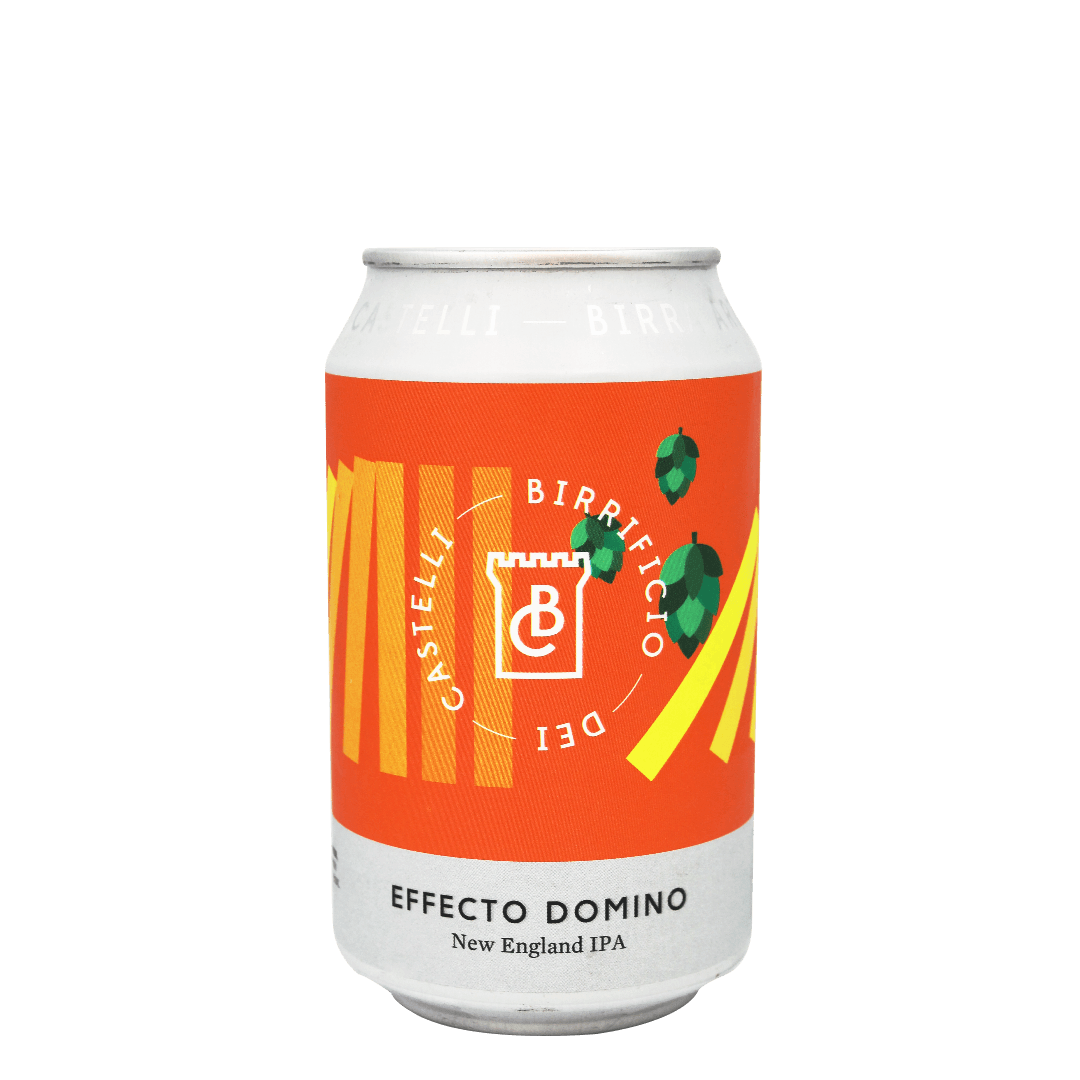 Lattina 33 Cl. della birra artigianale Effecto Domino del Birrificio dei Castelli, Arcevia