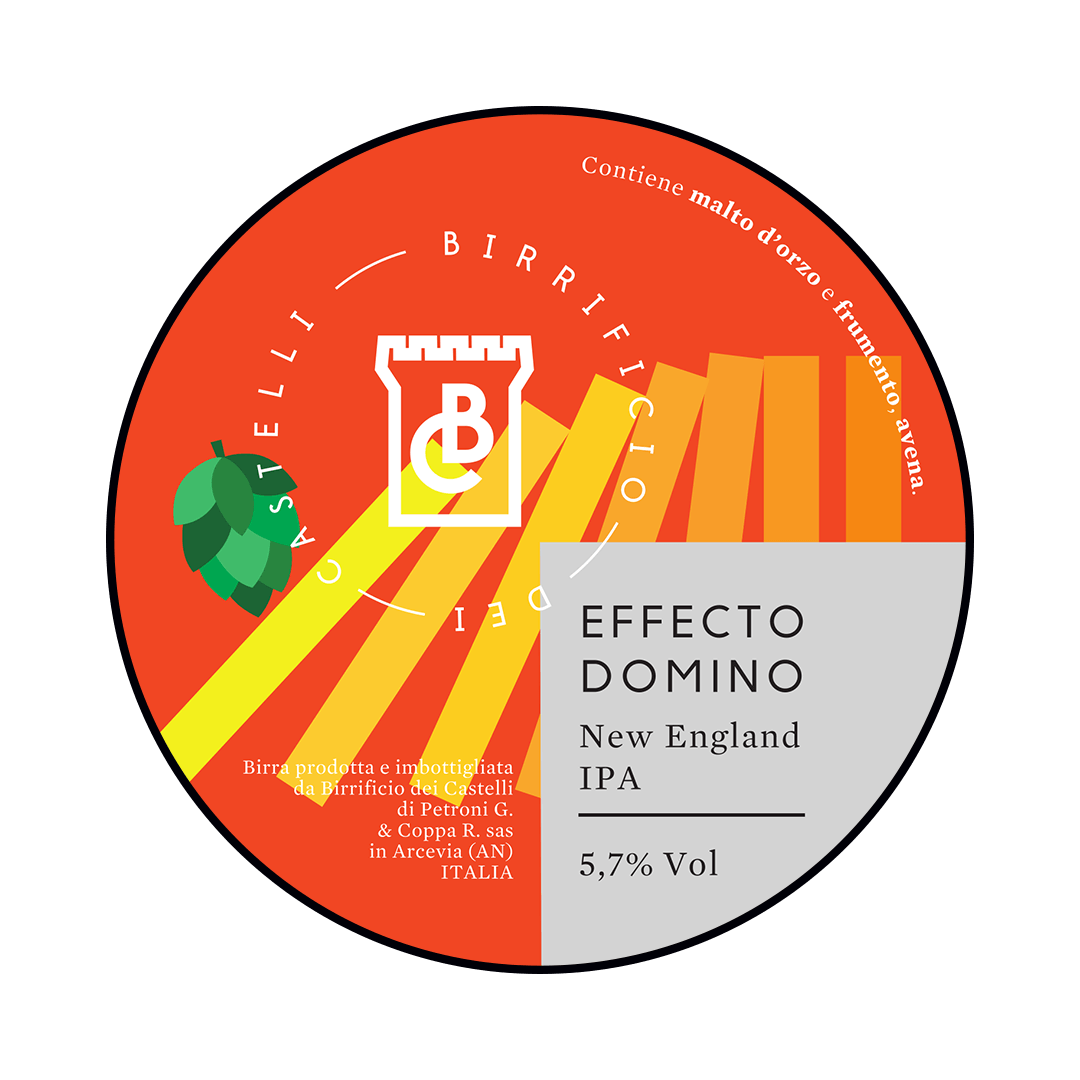Polykeg 24 Lt. della birra artigianale Effecto Domino del Birrificio dei Castelli, Arcevia