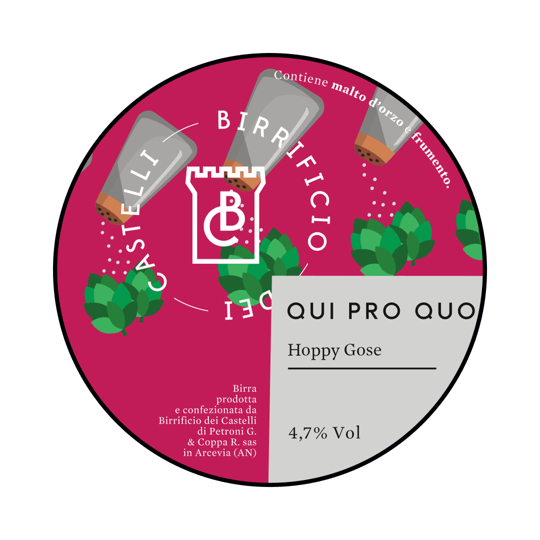 Polykeg 24 Lt. della birra artigianale Qui Pro Quo del Birrificio dei Castelli, Arcevia