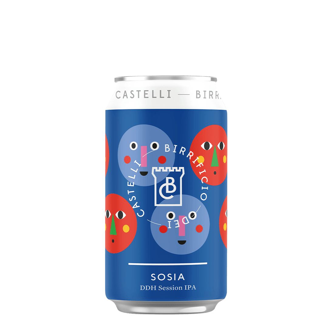 Lattina 33 Cl. della birra artigianale Sosia del Birrificio dei Castelli, Arcevia