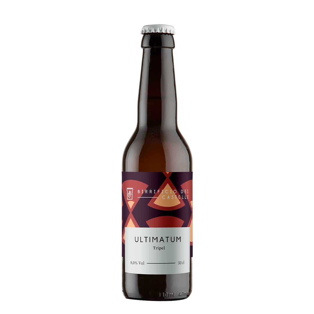 Birrificio dei Castelli Birrificio dei Castelli ∣ Ultimatum ∣ 8% ∣ 33 Cl. (Ct 12 Pz) 33 CL Organic Beer