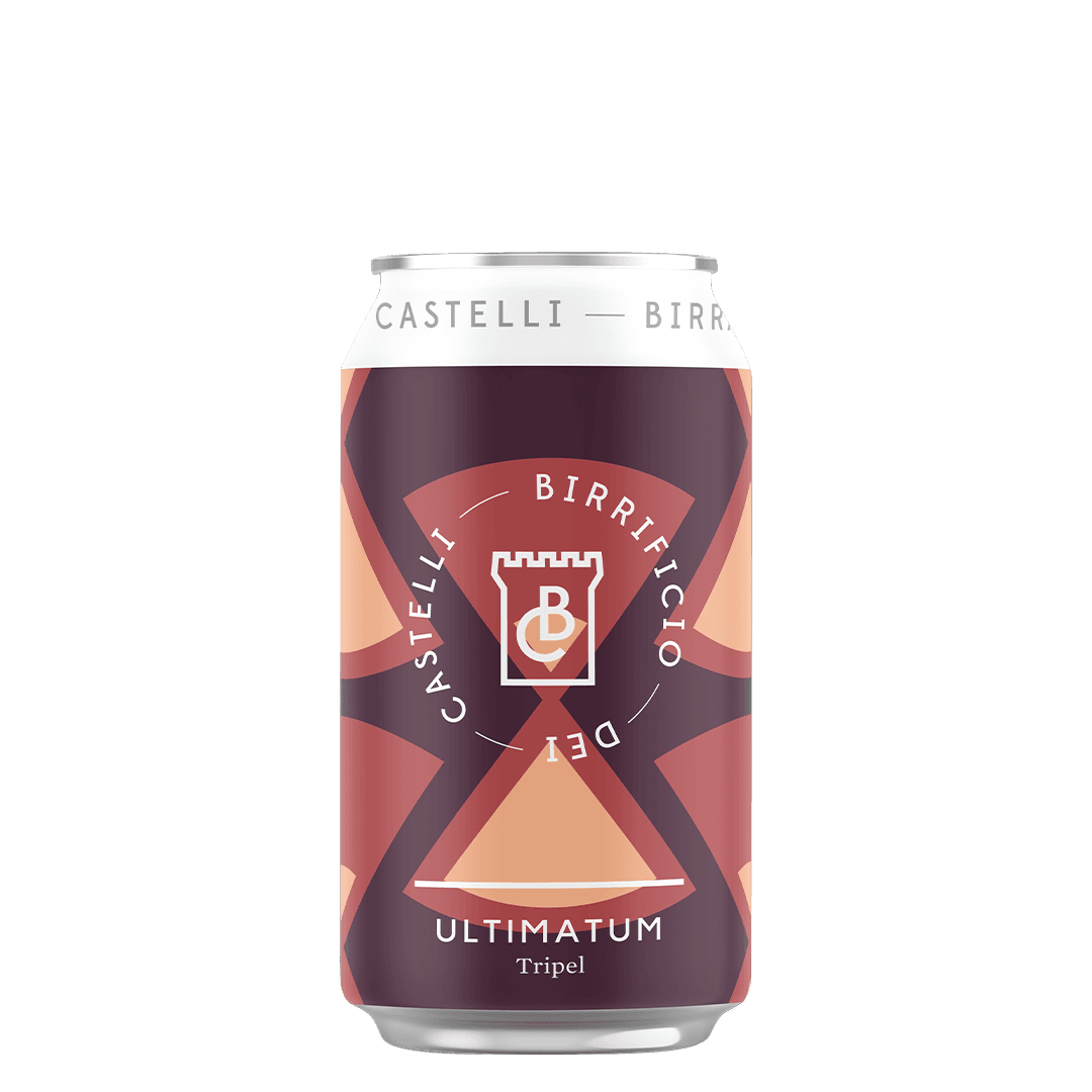 Lattina 33 Cl. della birra artigianale Ultimatum del Birrificio dei Castelli, Arcevia