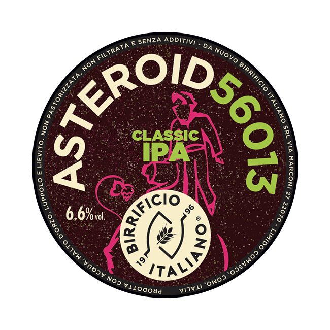 Birrificio Italiano Birrificio Italiano | Asteroid 56013 | 6,6% | Acciaio 20 Lt. Scivolo 20 LT ACCIAIO Organic Beer