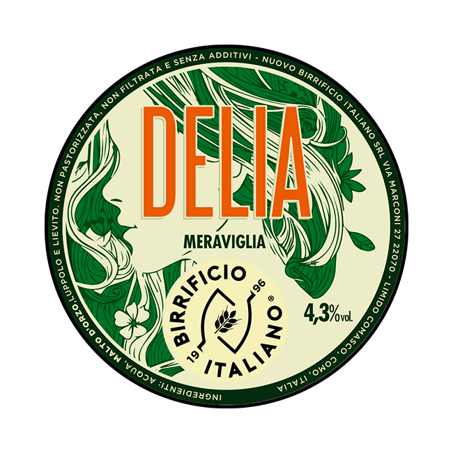 Birrificio Italiano Birrificio Italiano | Delia | 4,3% | Acciaio 20 Lt. (Scivolo) 20 LT ACCIAIO Organic Beer