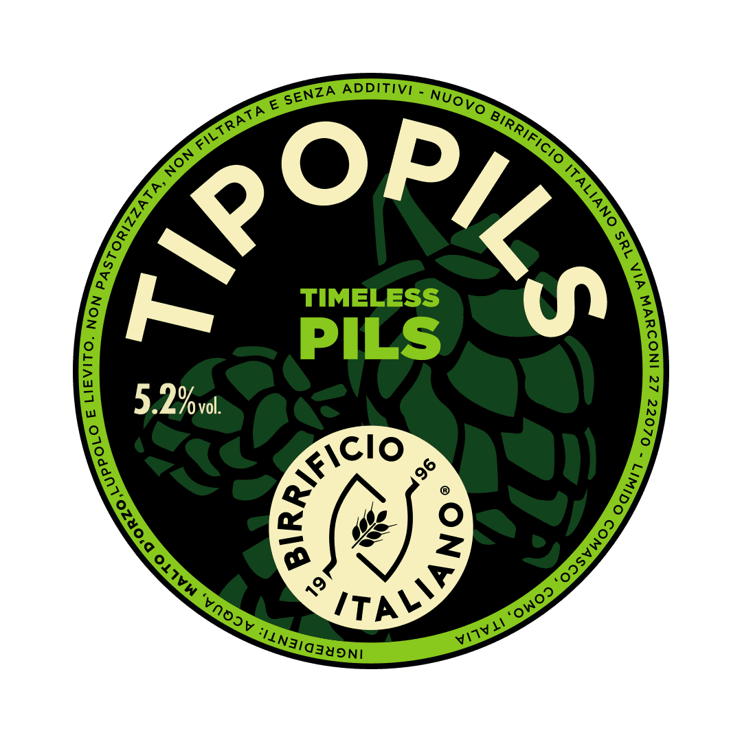 Birrificio Italiano Birrificio Italiano ∣ Tipopils ∣ 5,2% ∣ Acciaio 20 Lt. (Attacco a Scivolo) 20 LT ACCIAIO Organic Beer