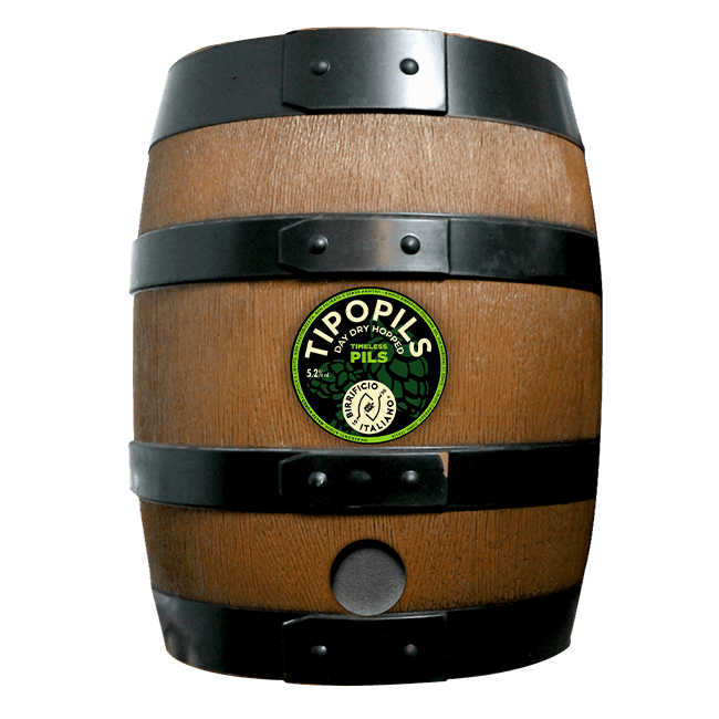 Botticella 20 Lt. della birra artigianale Tipopils Day di Birrificio Italiano, Limido Comasco