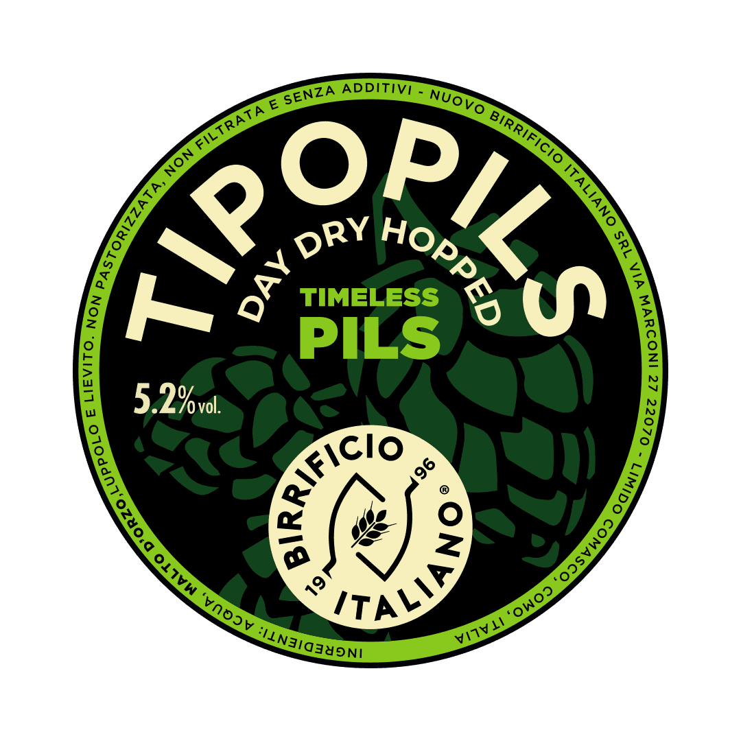 Birrificio Italiano Birrificio Italiano ∣ Tipopils Day Dry Hopped ∣ 5,2% ∣ Keykeg 20 Lt. 20 LT Organic Beer
