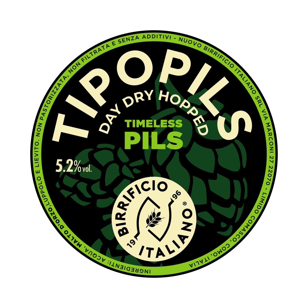 Keykeg 20 Lt. della birra artigianale Tipopils Day Dry Hopped di Birrificio Italiano, Limido Comasco