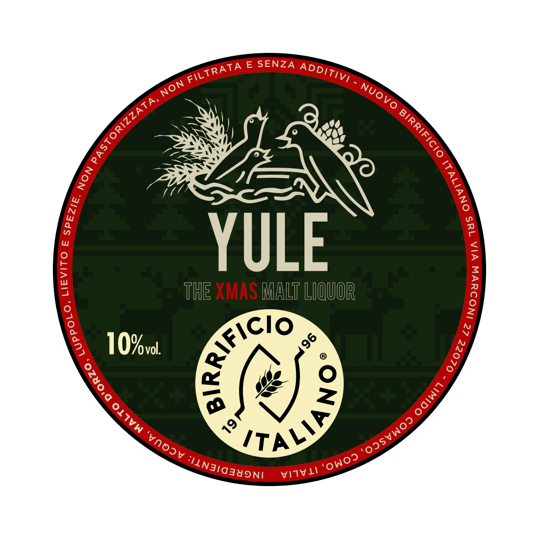 Birrificio Italiano Birrificio Italiano ∣ Yule ∣ 10% ∣ Acciaio 20 Lt. (Attacco Scivolo) 20 LT Organic Beer