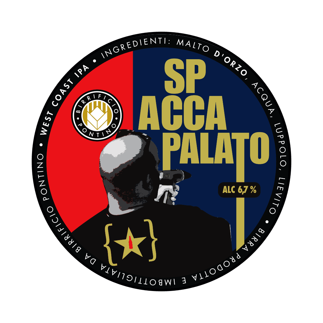 Birrificio Pontino Birrificio Pontino ∣ Spacca Palato ∣ 6,7% ∣ Acciaio 25 Lt. (Baionetta) 25 LT ACCIAIO Organic Beer