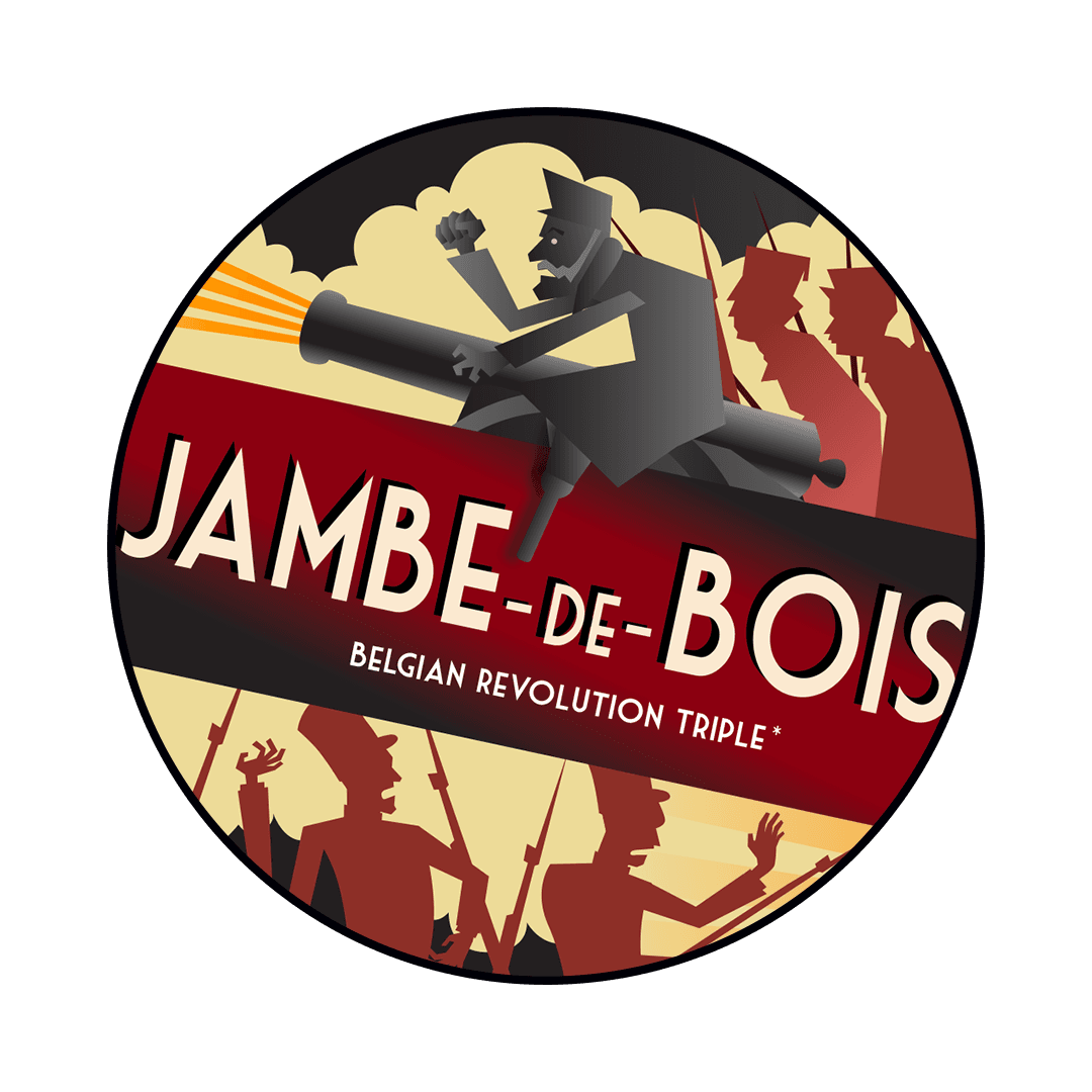 Keykeg 20 Lt. della birra artigianale Jambe De Bois della Brasserie de La Senne, Bruxelles