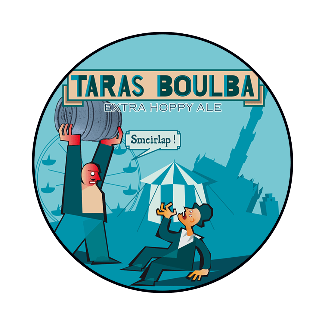 Keykeg 20 Lt. della birra artigianale Taras Boulba della Brasserie de La Senne, Bruxelles
