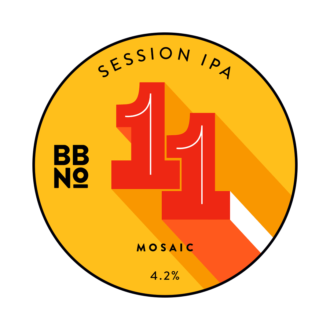 Brew By Numbers Brew By Numbers | 11 Session IPA Mosaic | 4,2% | Keykeg con Sacca 0 Lt. 30 LT Organic Beer