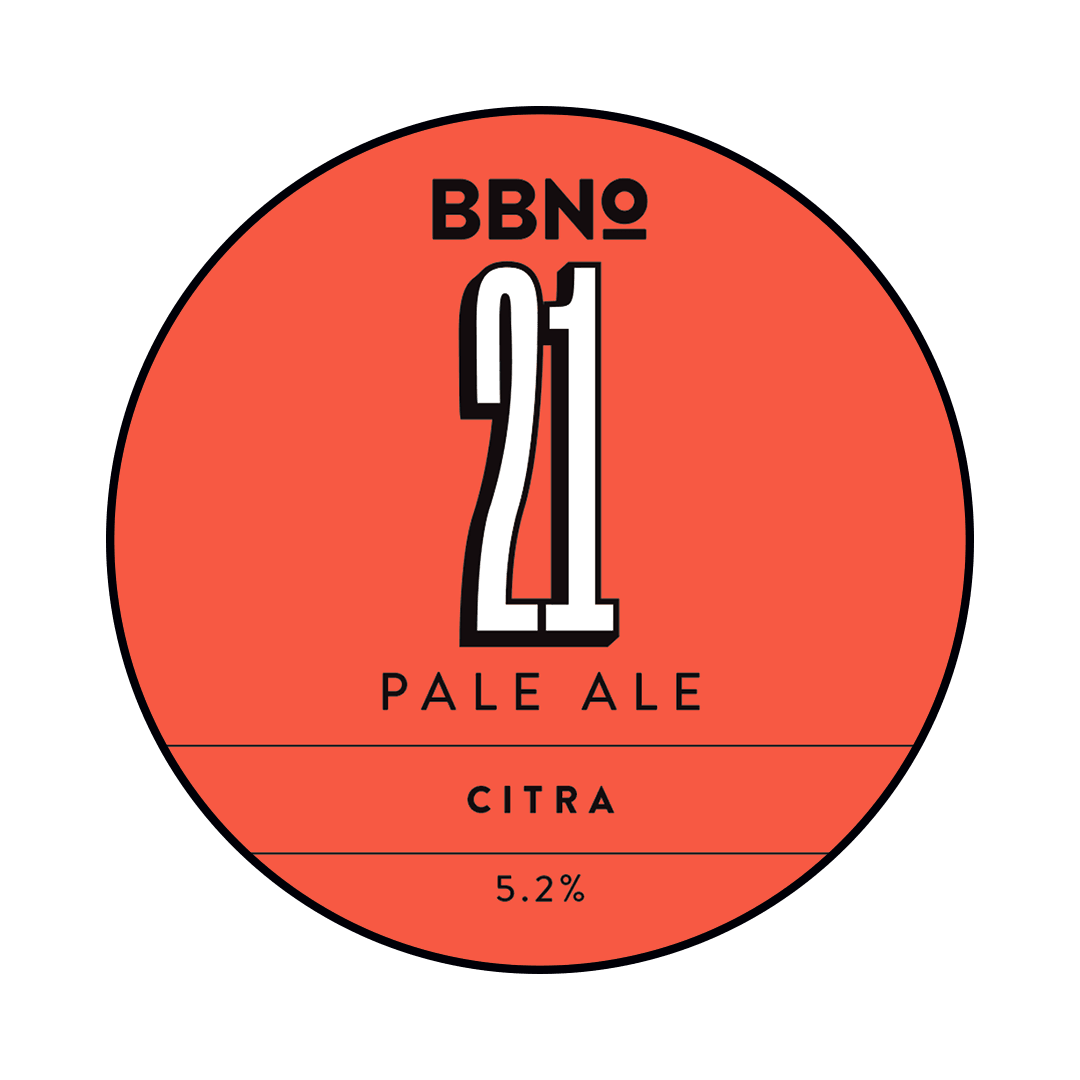 Brew By Numbers Brew By Numbers | 21 Pale Ale Citra | 5,2% | Keykeg con Sacca 30 Lt. 30 LT Organic Beer