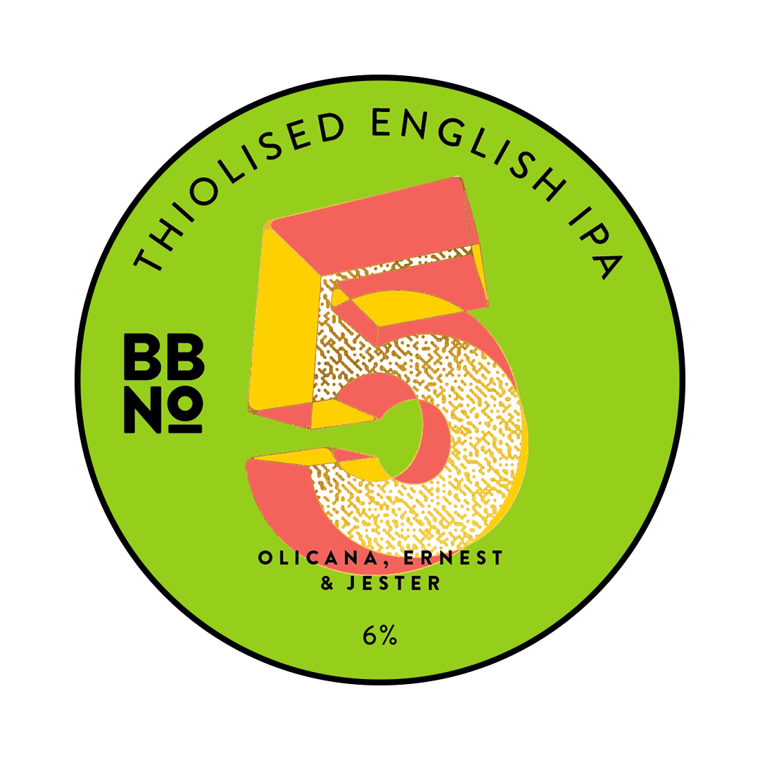 Brew By Numbers Brew By Numbers collab. White Labs | 05 IPA Thiolised Olicana & Ernest | 6% | Keykeg con Sacca 30 Lt. 30 LT Organic Beer