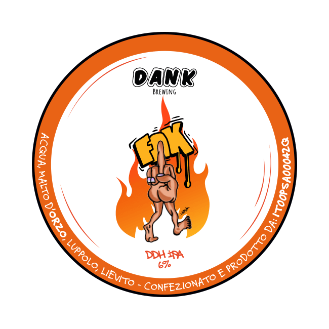 Fusto Acciaio 25 Lt. della birra artigianale FAK di DANK Brewing, Pesaro