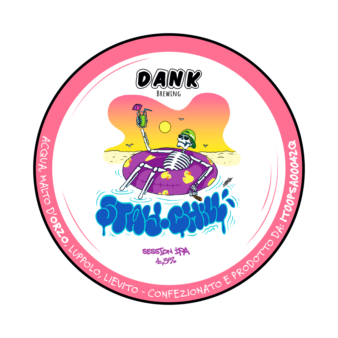 DANK Brewing DANK Brewing | Stay Chill | 4,5% | Acciaio 25 Lt. Baionetta 25 LT ACCIAIO Organic Beer