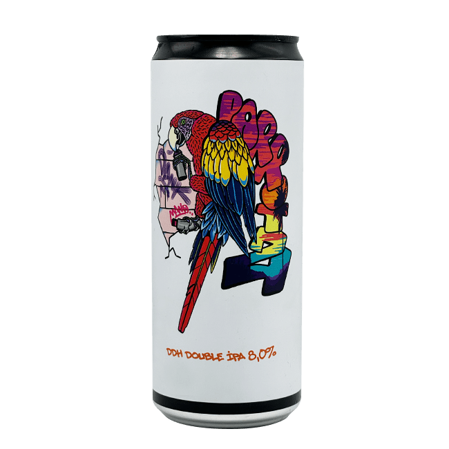 Lattina 33 Cl. della birra artigianale Parrotz di DANK Brewing, Pesaro