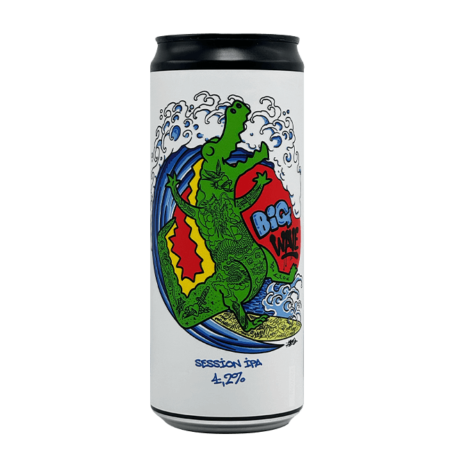 DANK Brewing DANK Brewing x Piano B | Big Wave | 4,2% | Lattina 33 Cl. 33 CL Organic Beer