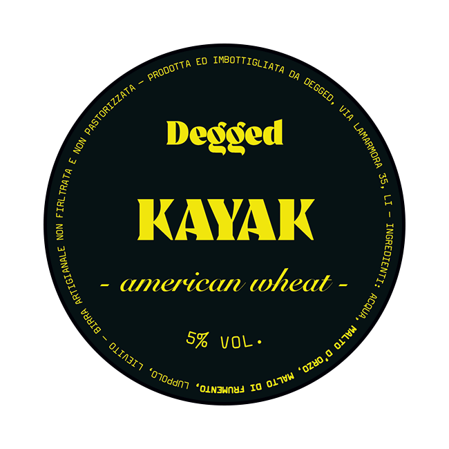 Degged Degged | Kayak | 5% | Polykeg 24 Lt. Baionetta 24 LT Organic Beer