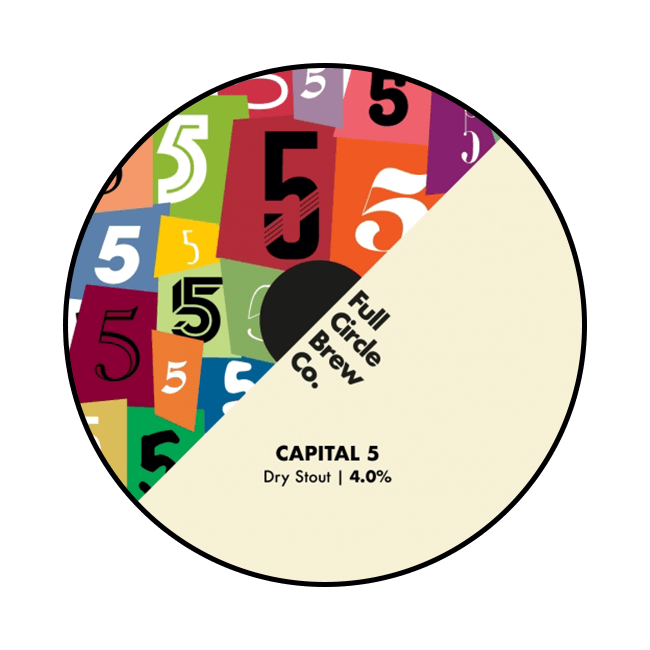 Keykeg con Sacca 30 Lt. della birra artigianale Capital 5 di Full Circle Brew Co, Newcastle