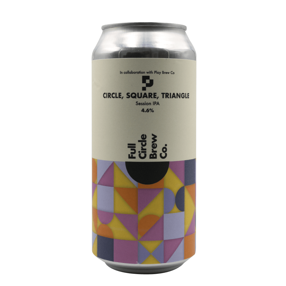 Lattina 44 Cl. della birra artigianale Circle, Square, Triangle di Full Circle Brew Co, Newcastle