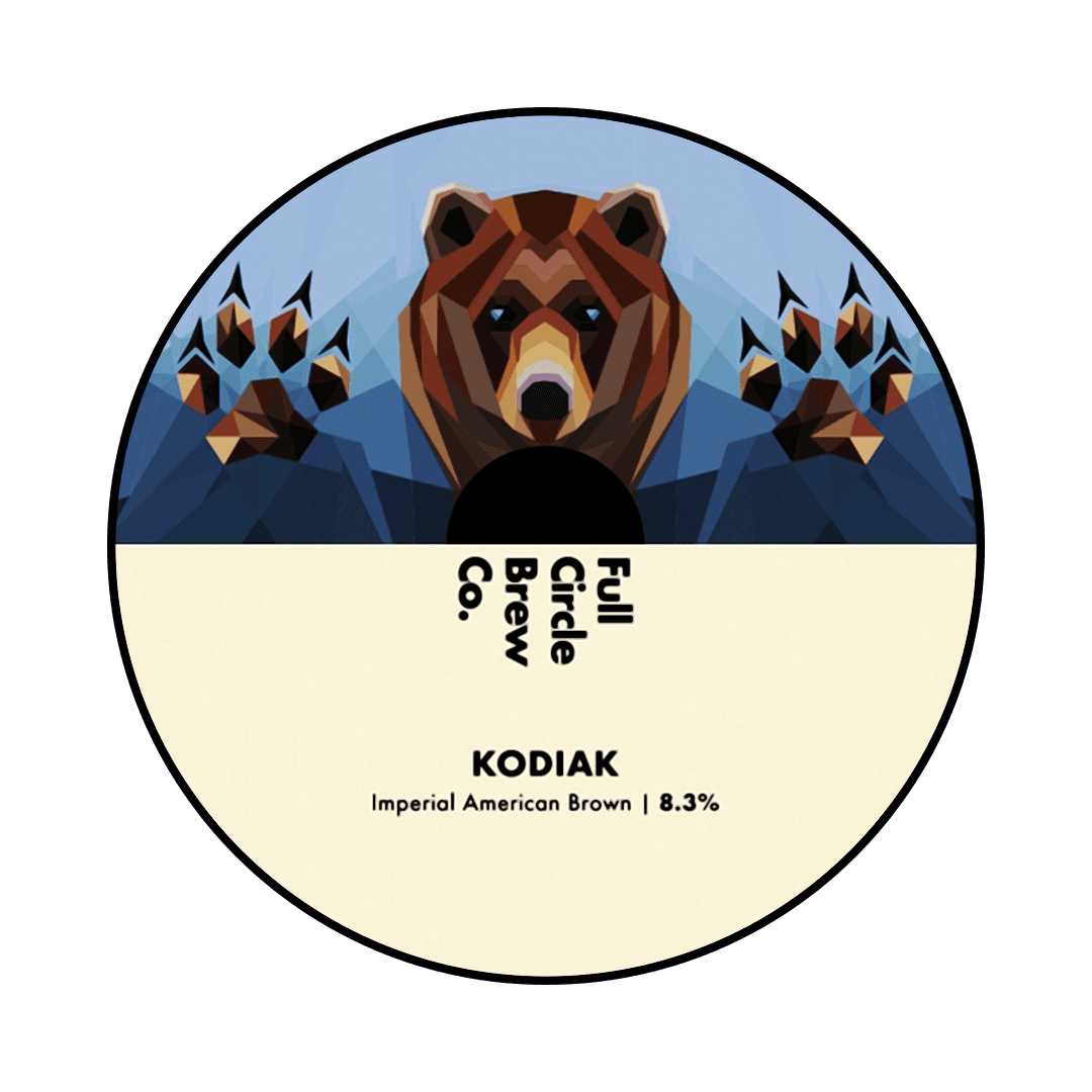 Keykeg con Sacca 20 Lt. della birra artigianale Kodiak di Full Circle Brew Co, Newcastle