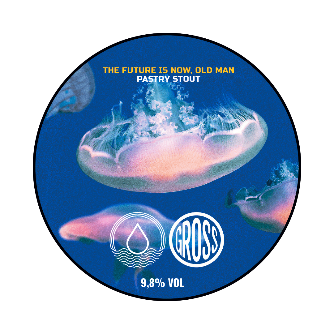 Gross Gross collab. Nama Brewing | The Future Is Now, Old Man | 9,8% | Keykeg con Sacca 20 Lt. 20 LT Organic Beer