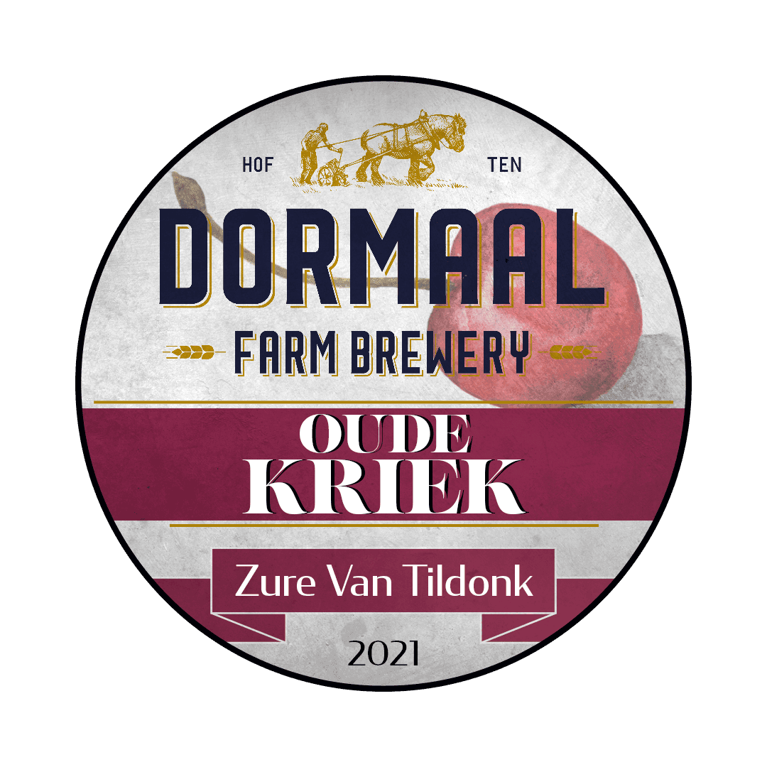 Dolium 20 Lt. della birra artigianale Kriek Zure Van Tildonk di Hof Ten Dormaal, Tildonk