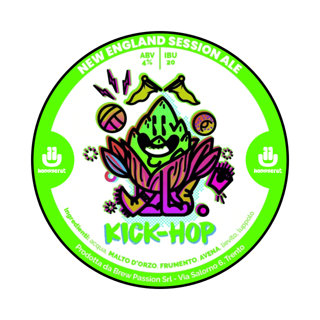 Hoppycrat Hoppycrat | Kick Hop | 4% | Acciaio 20 Lt. Baionetta 20 LT ACCIAIO Organic Beer