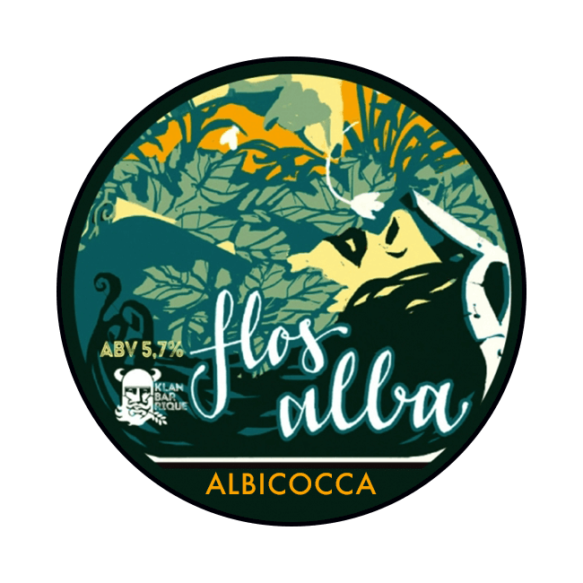 Keykeg con Sacca 20 Lt. della birra artigianale Flos Alba Albicocca di Klanbarrique, Trambileno