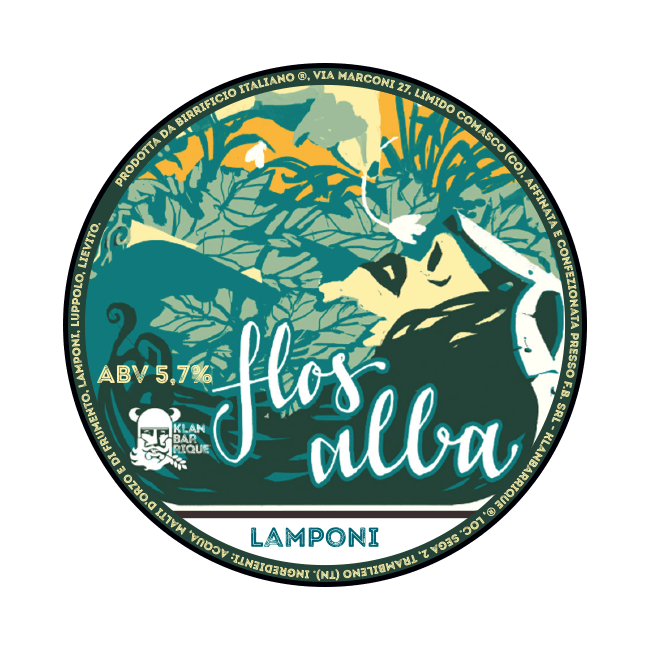Klanbarrique Klanbarrique | Flos Alba Lamponi | 5,7% | Keykeg con Sacca 20 Lt. 20 LT Organic Beer