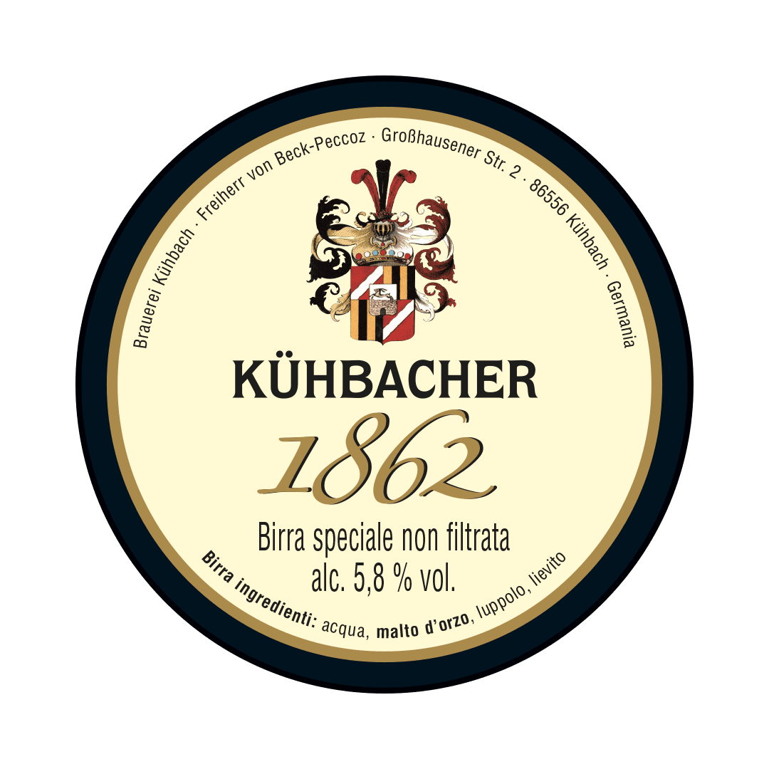Kuhbacher Kuhbacher ∣ 1862 Keller ∣ 5,8% ∣ Acciaio 20 Lt. (Scivolo) 20 LT ACCIAIO Organic Beer