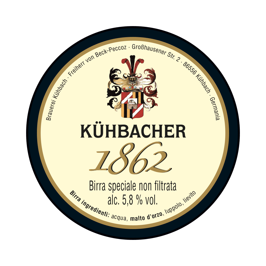 Kuhbacher Kuhbacher | 1862 Keller | 5,8% | Acciaio 30 Lt. (Scivolo) 30 LT ACCIAIO Organic Beer