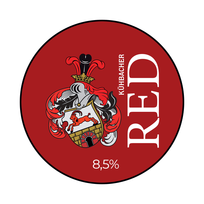 Fusto Acciaio 20 Lt. della birra artigianale Red di Kuhbacher Schlossbrauerei, Kühbach