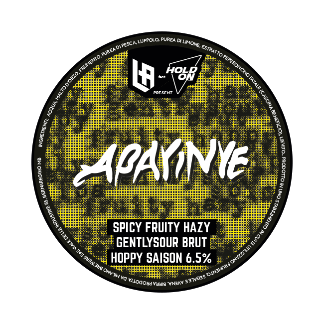 Fusto Acciaio 20 Lt. della birra artigianale Apayinye di LA Brewery, Bernareggio