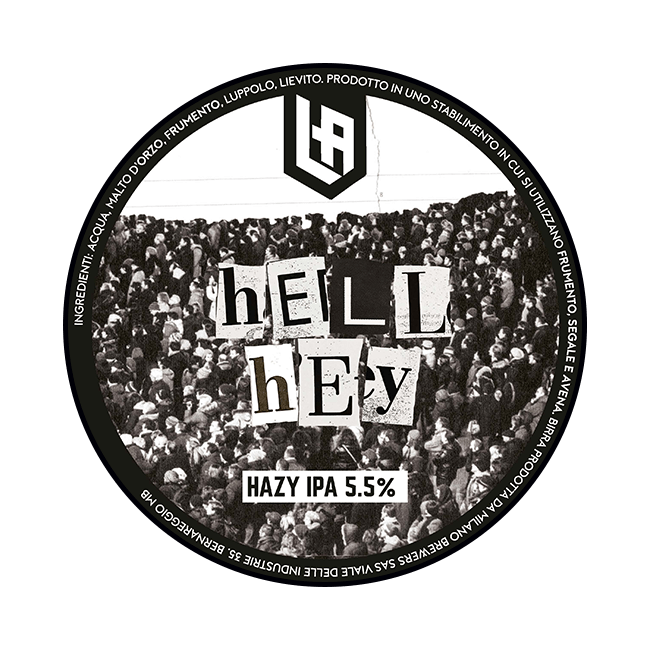 Fusto Acciaio 20 Lt. della birra artigianale Hell Hey di LA Brewery, Bernareggio