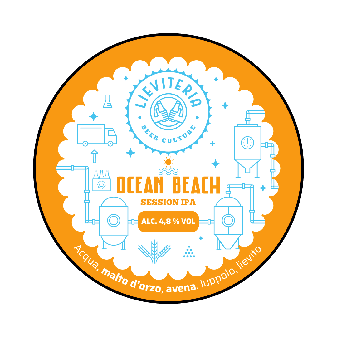 Lieviteria Lieviteria | Ocean Beach | 4,8% | Polykeg 24 Lt. (Baionetta) 24 LT POLYKEG Organic Beer