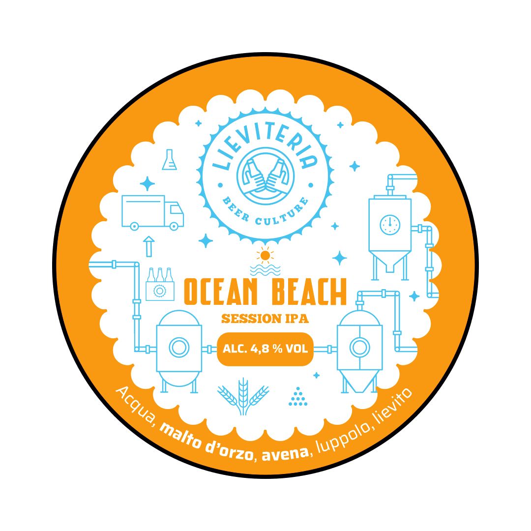 Polykeg 24 Lt. della birra artigianale Ocean Beach di Lieviteria, Castellana Grotte