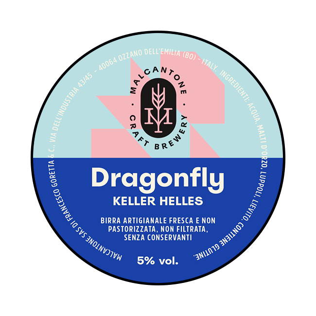 Malcantone Malcantone | Dragonfly | 5% | Acciaio 20 Lt. (Baionetta) 20 LT ACCIAIO Organic Beer