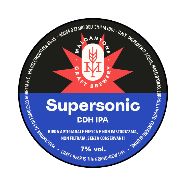 Fusto Acciaio 20 Lt. della birra artigianale Supersonic di Malcantone, Ozzano dell'Emilia