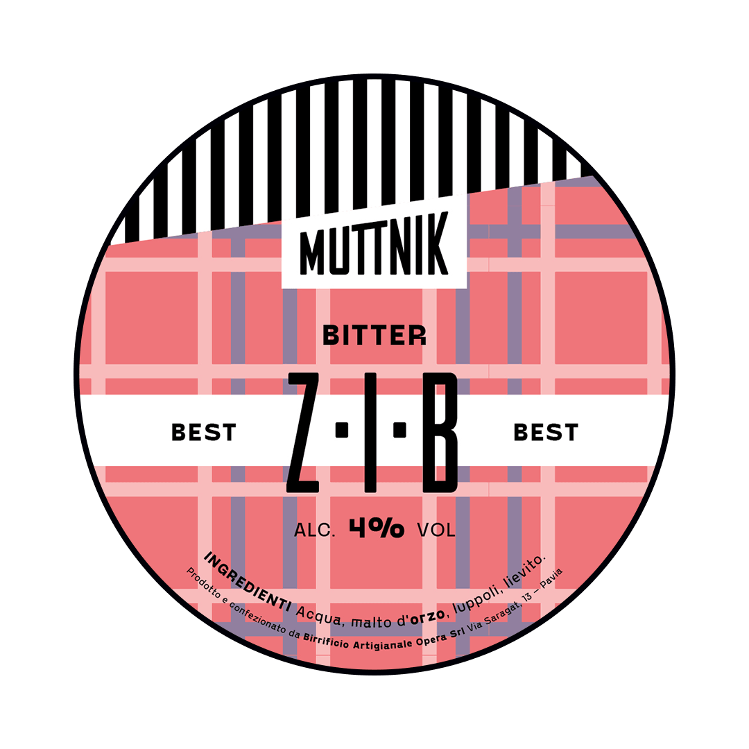 Muttnik Muttnik | Best Zib | 4% | Acciaio 20 Lt. (Baionetta) (A Pompa) 20 LT ACCIAIO Organic Beer