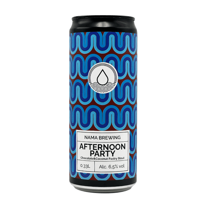 Lattina 33 Cl. della birra artigianale Afternoon Party di NAMA Brewing, Treviglio