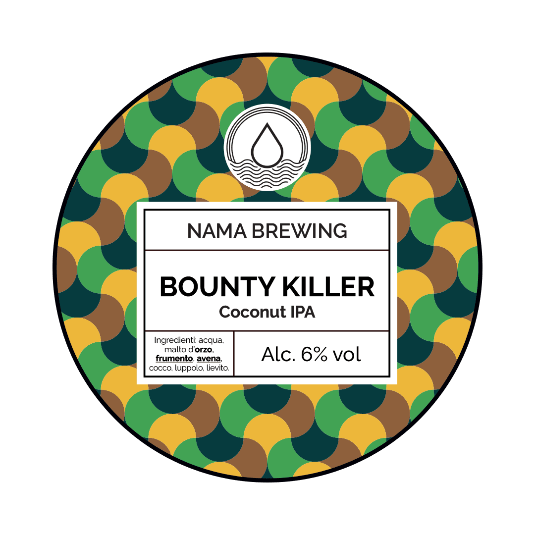 Fusto Acciaio 20 Lt. della birra artigianale Bounty Killer di NAMA Brewing, Treviglio