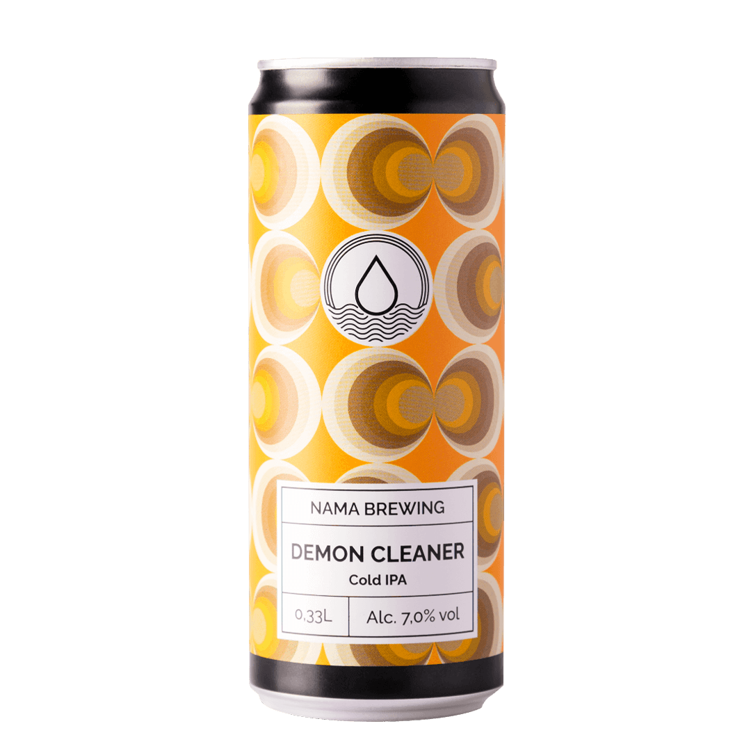 Lattina 33 Cl. della birra artigianale Demon Cleaner di NAMA Brewing, Treviglio