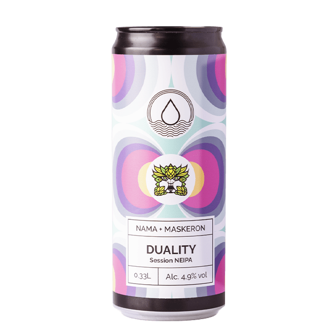 Lattina 33 Cl. della birra artigianale Duality di NAMA Brewing, Treviglio