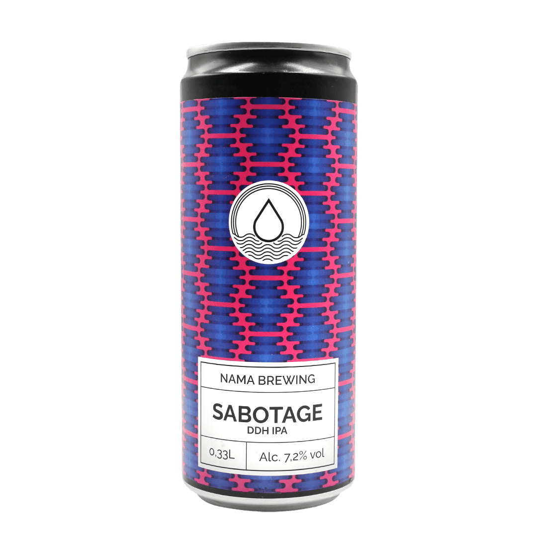 Nama Brewing Nama Brewing ∣ Sabotage ∣ 7,2% ∣ 33 Cl. (Ct 24 Pz) 33 CL Organic Beer