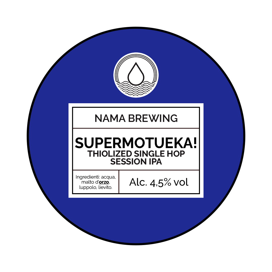 Fusto Acciaio 20 Lt. della birra artigianale Super Motueka di NAMA Brewing, Treviglio